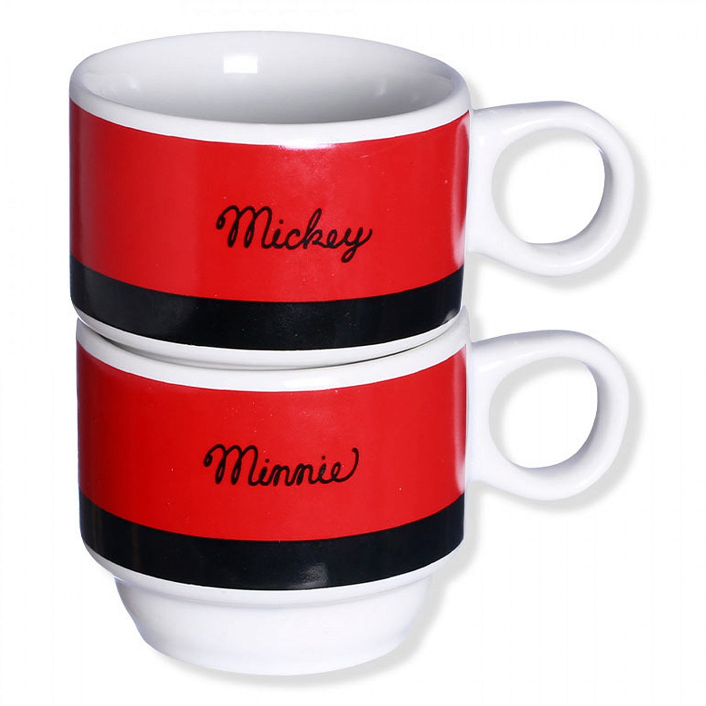 Kit 2 Xícaras Empilháveis - Mickey e Minnie
