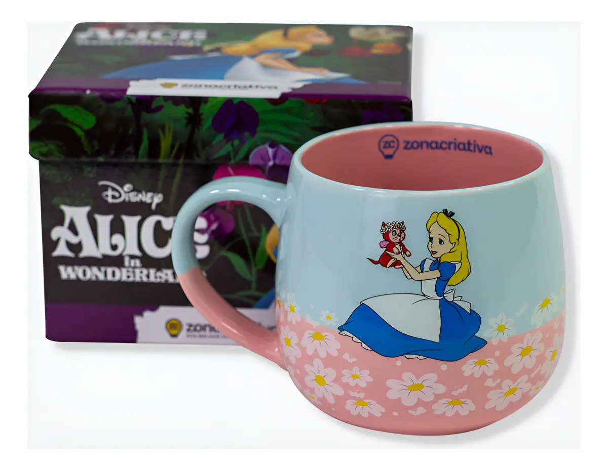 Caneca Maggie Alice no País das Maravilhas - Princesas