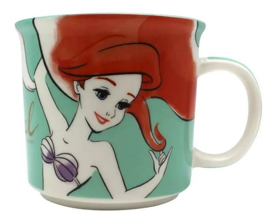 Caneca Tom Ariel Aqua - Princesas
