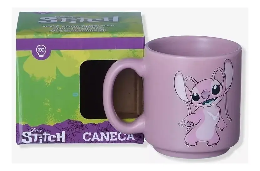 Caneca Mini Tina Angel - Stitch