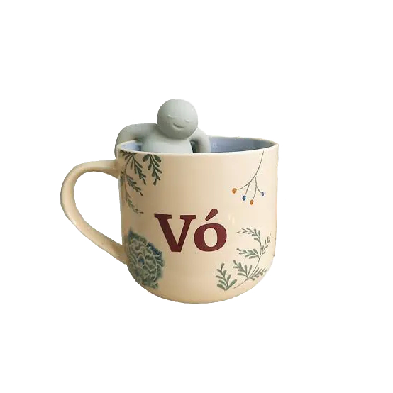 Caneca com Infusor - Bordados de Vó