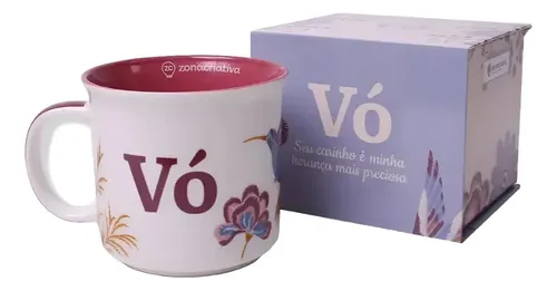 Caneca Tom - Bordados de Vó