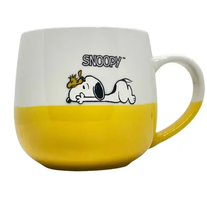Caneca Maggie Amarela - Snoopy
