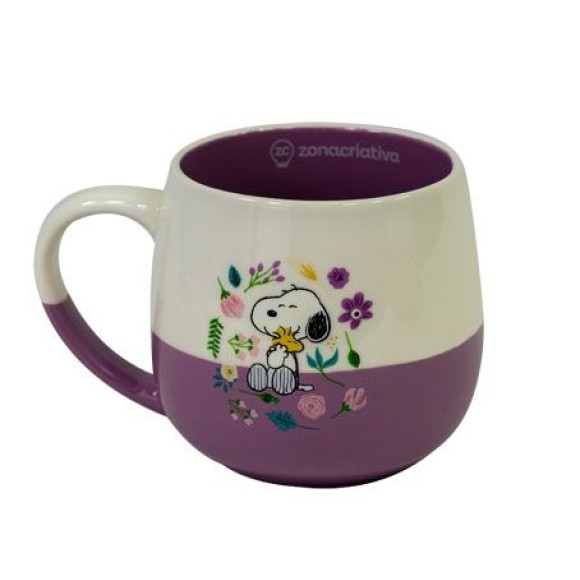 Caneca Maggie Floral - Snoopy