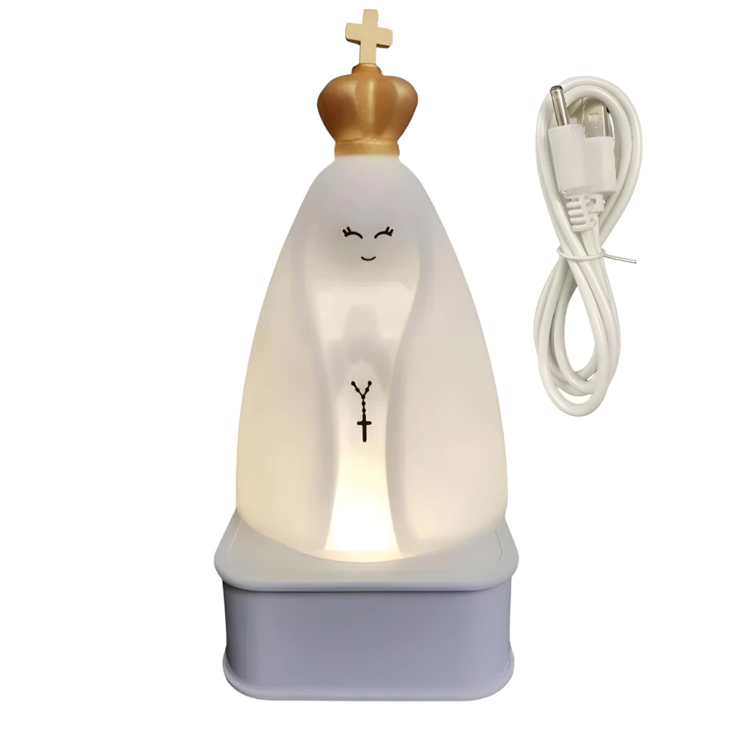 Abajur Luminária de Borracha - Nossa Senhora