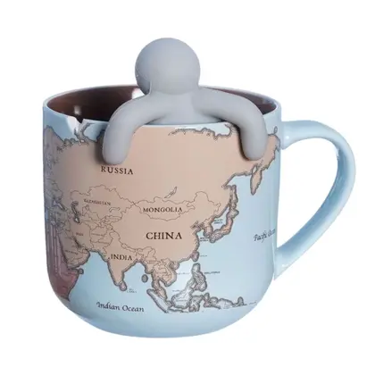Caneca com Infusor Chá - Viagem