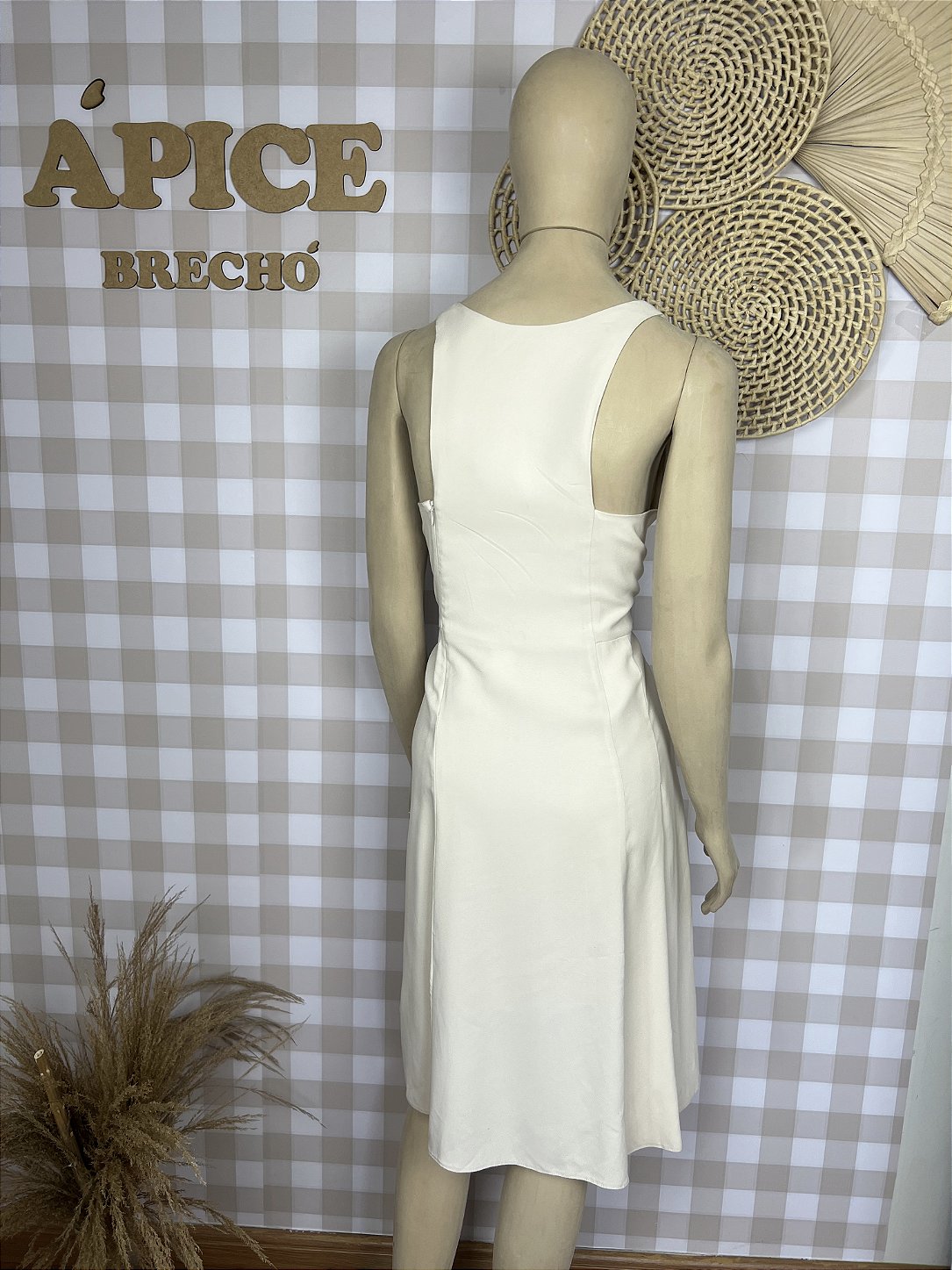 Vestido Iódice off white Tamanho 36