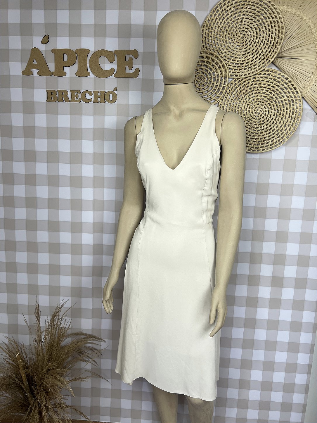 Vestido Iódice off white Tamanho 36