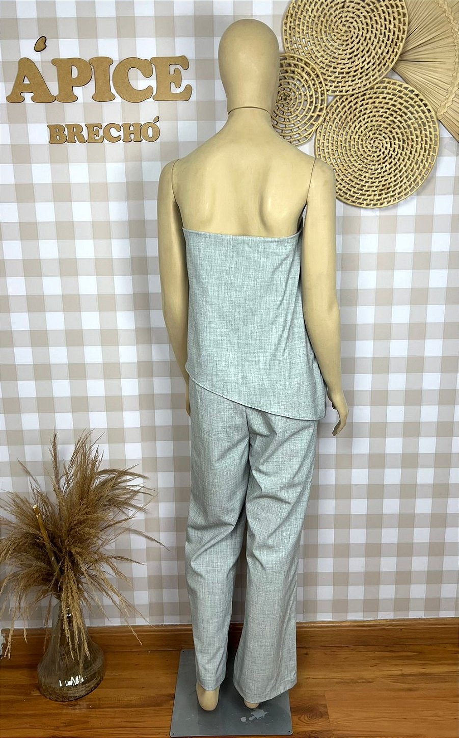 Macacão Dzarm Feminino Viscose e Elastano