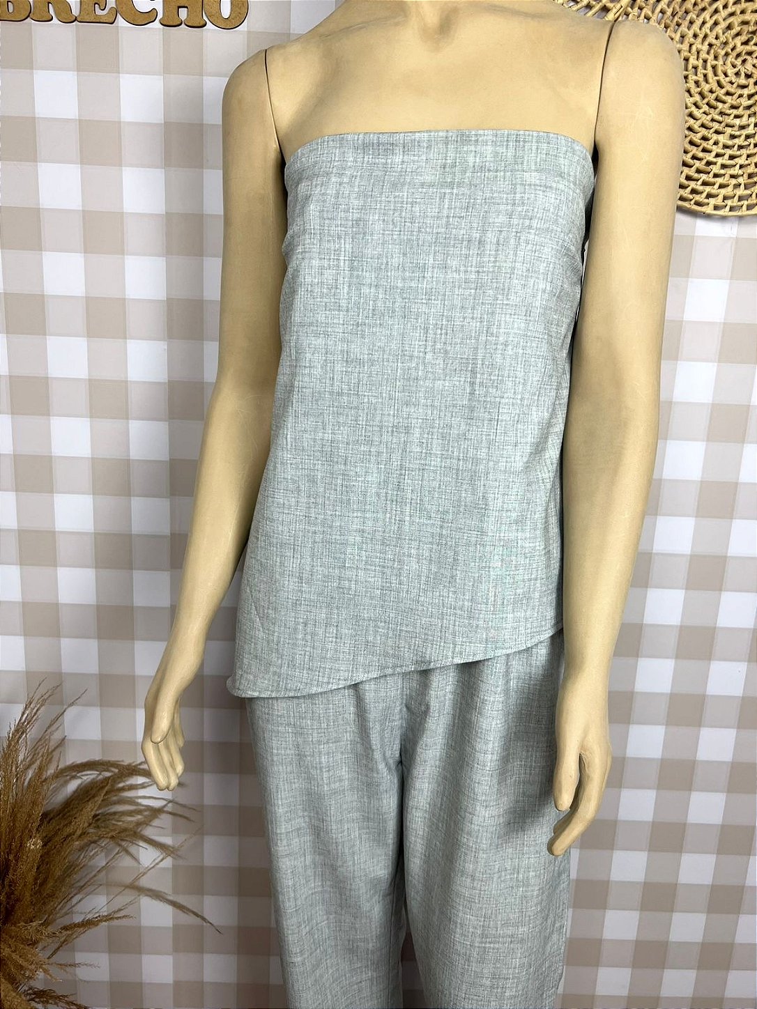 Macacão Dzarm Feminino Viscose e Elastano