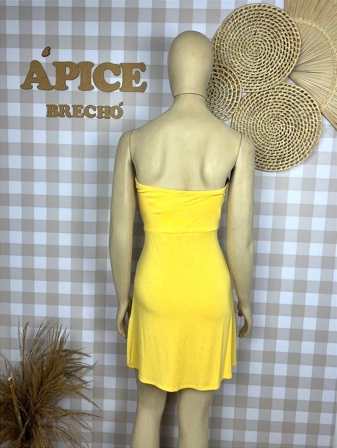 Vestido Tubinho Forever 21 Amarelo G