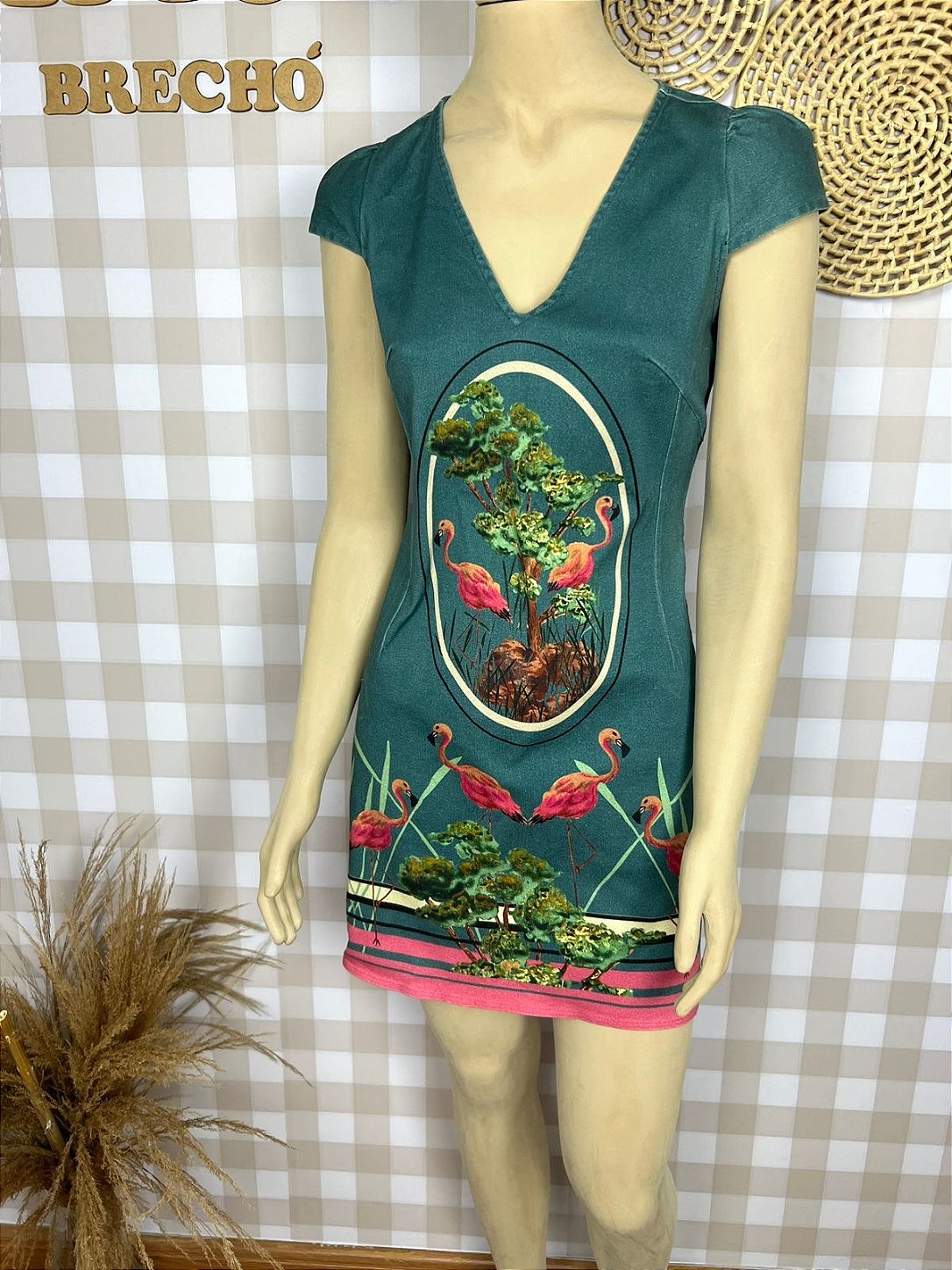 Vestido Antix Estampado Tamanho P