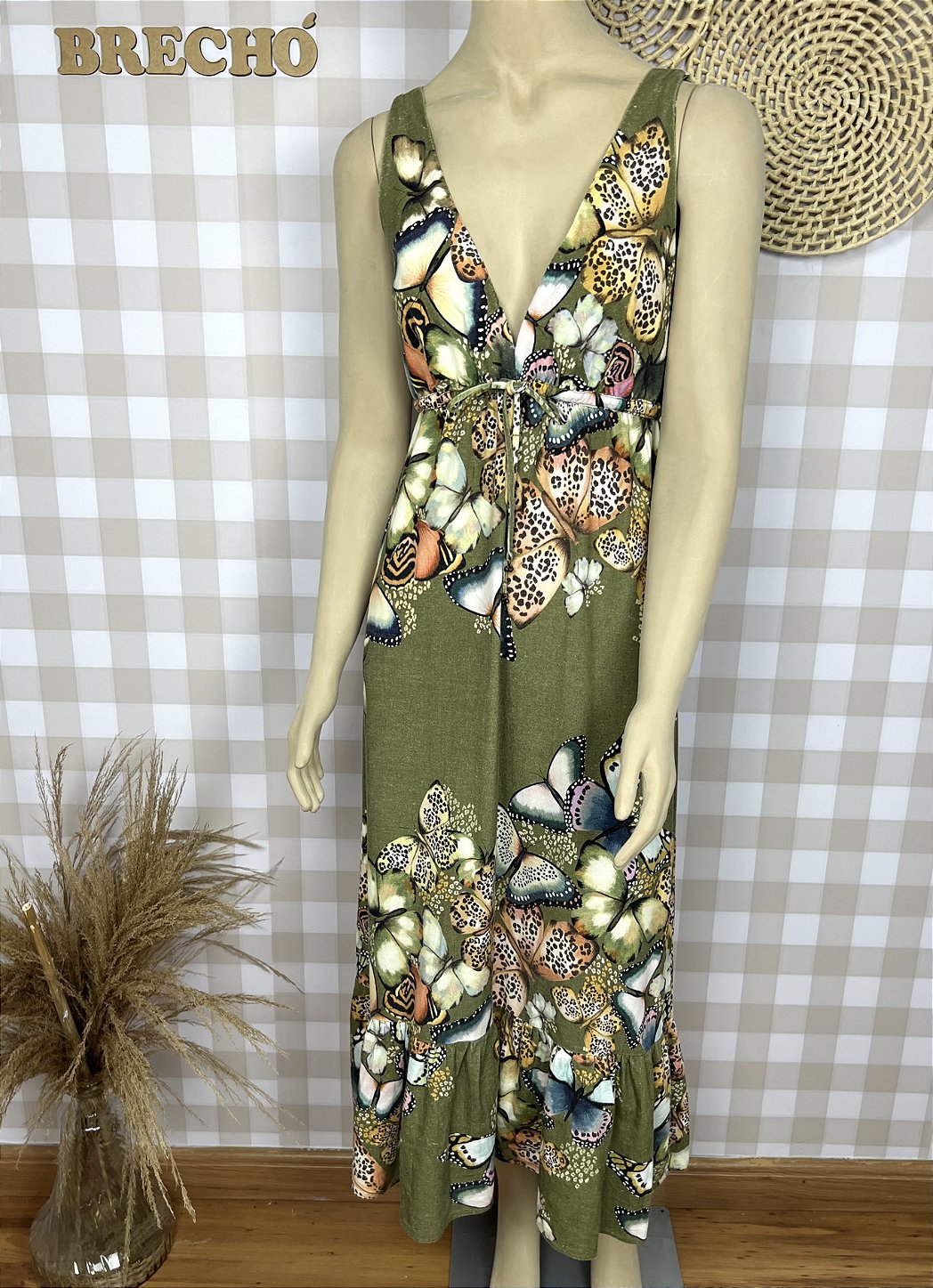 Vestido Dress Estampado Algodão PP