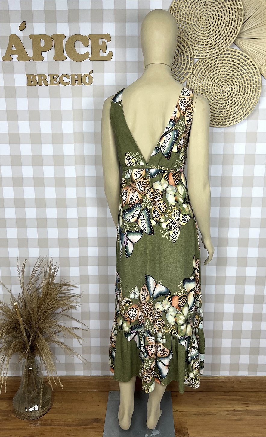 Vestido Dress Estampado Algodão PP