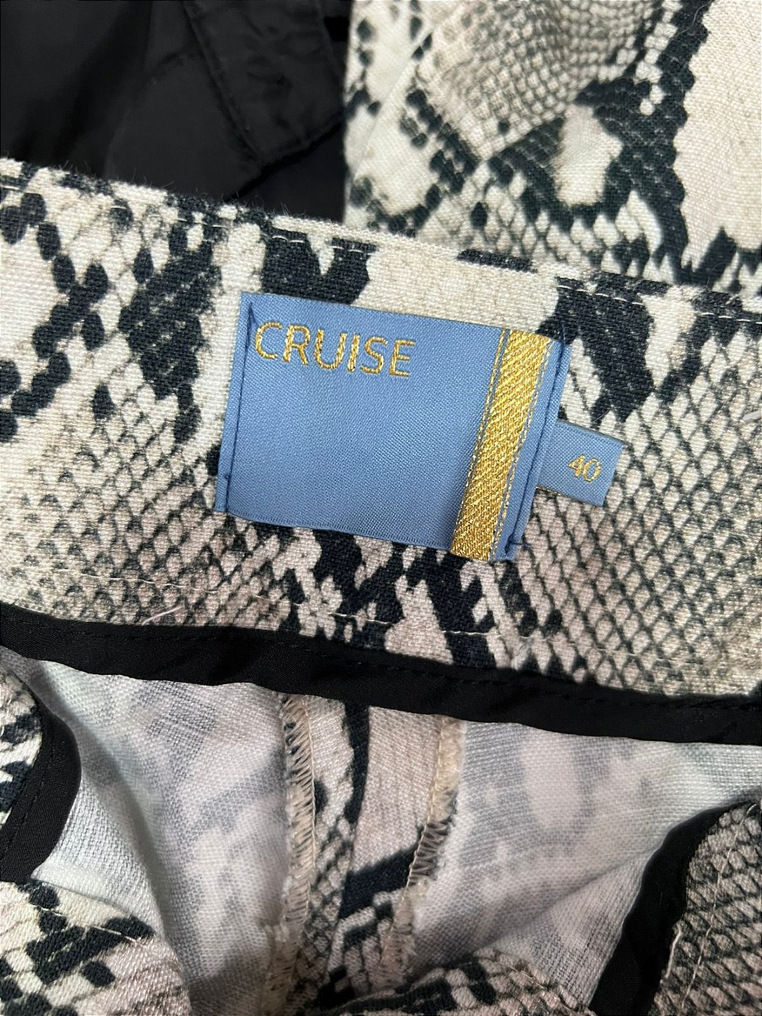 Calça Cruise Estampa Animal Print Size 40