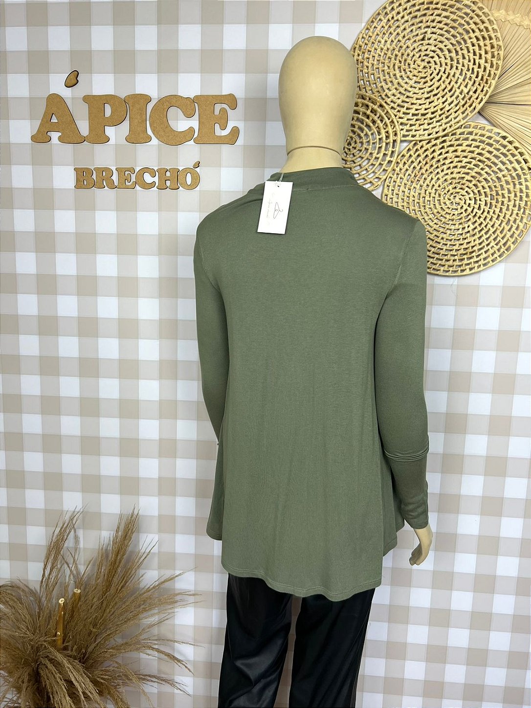 Cardigan Marfinno Tamanho PP Verde