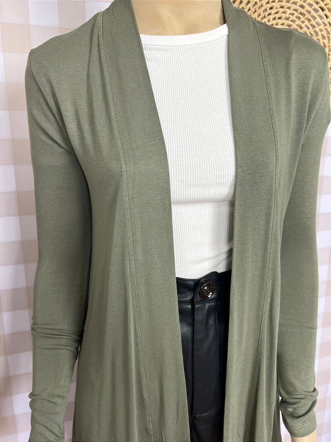 Cardigan Marfinno Tamanho PP Verde