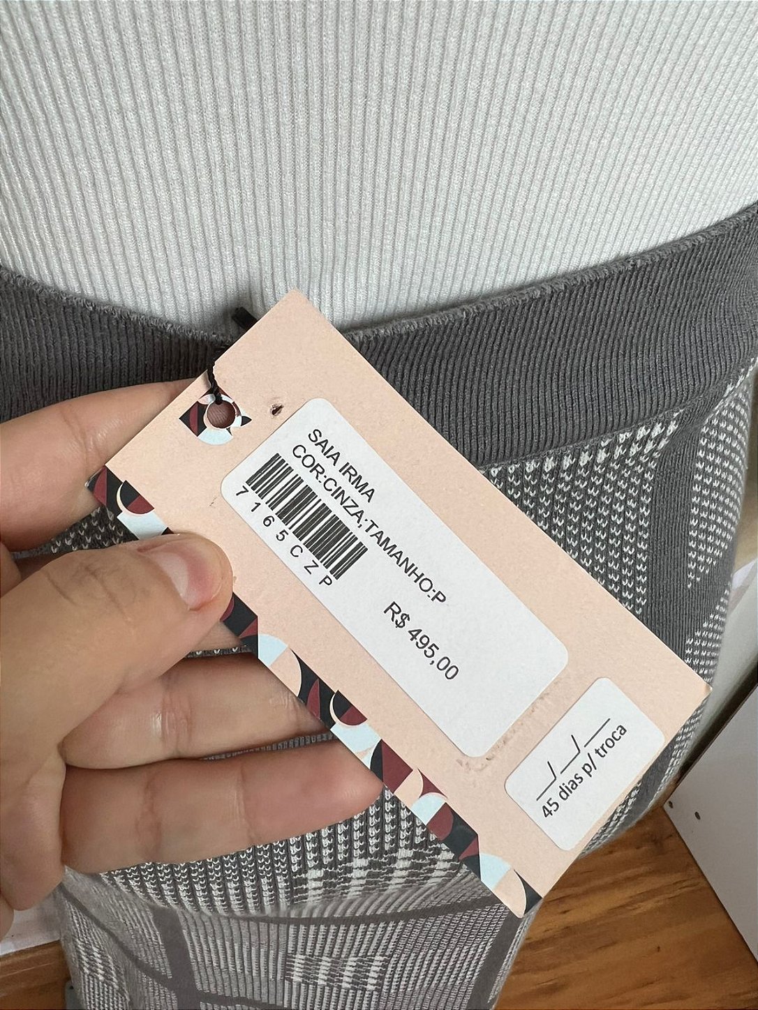 Saia Tricô Midi BeA Tamanho P