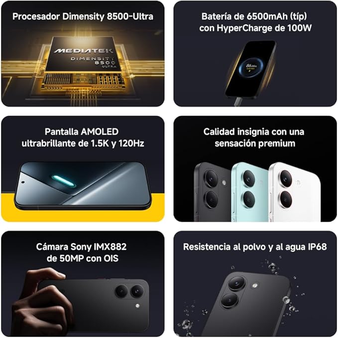 Xiaomi Poco X8 Pro De 256gb 8GB Ram De 6.59" 50+8mp 20mp - Preto (global)