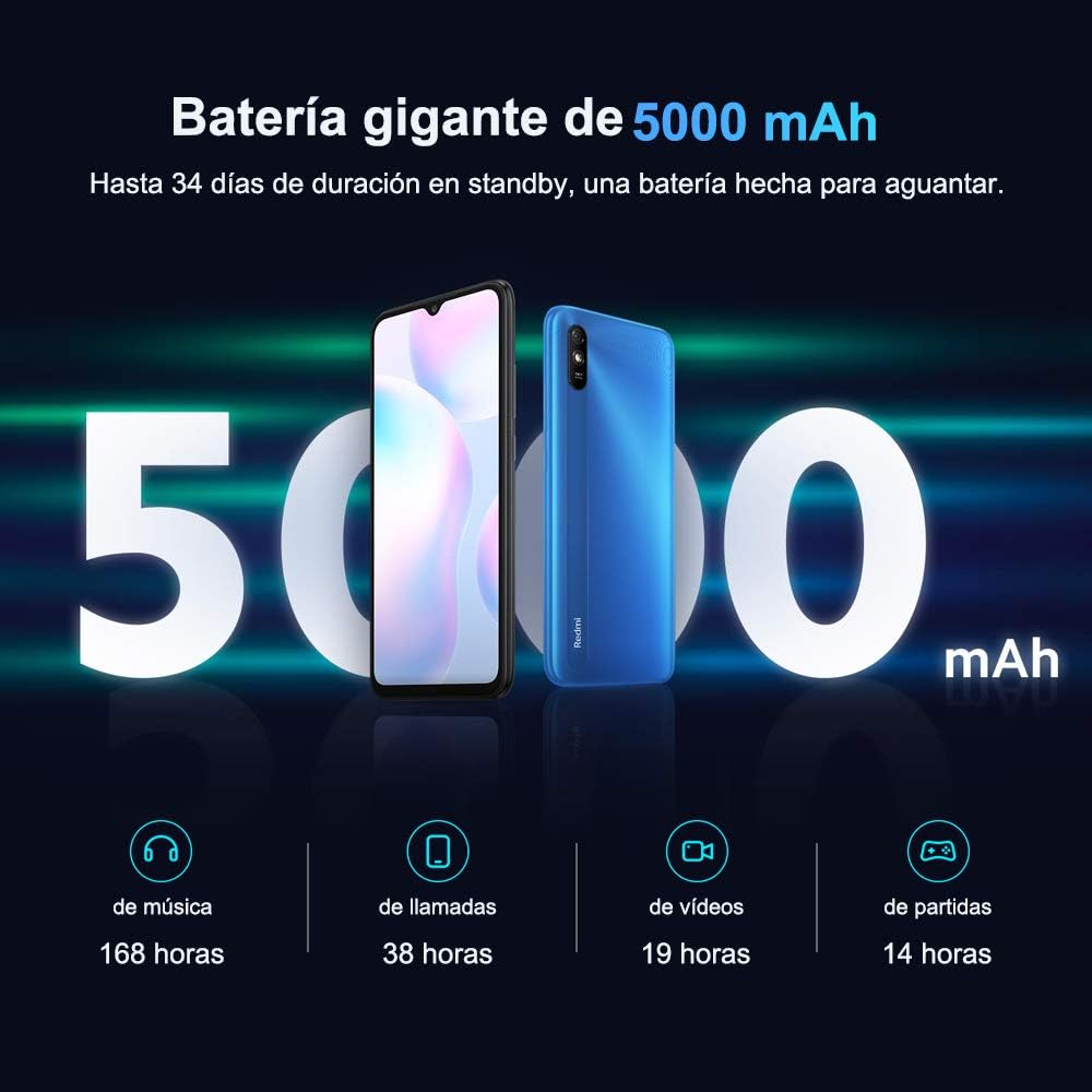 Xiaomi Redmi 9A Cinza 2GB RAM 32GB ROM