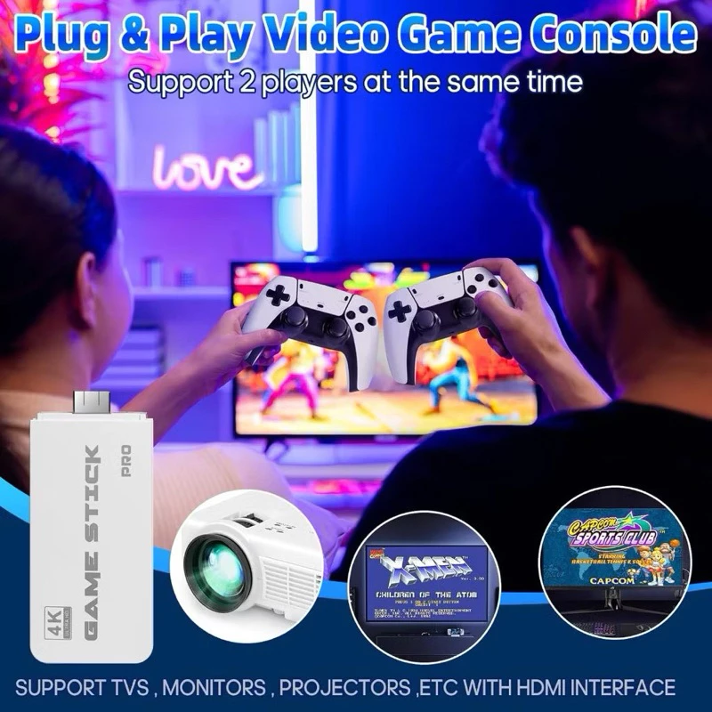 Game Stick Blulory Wireless 2.4G 4K