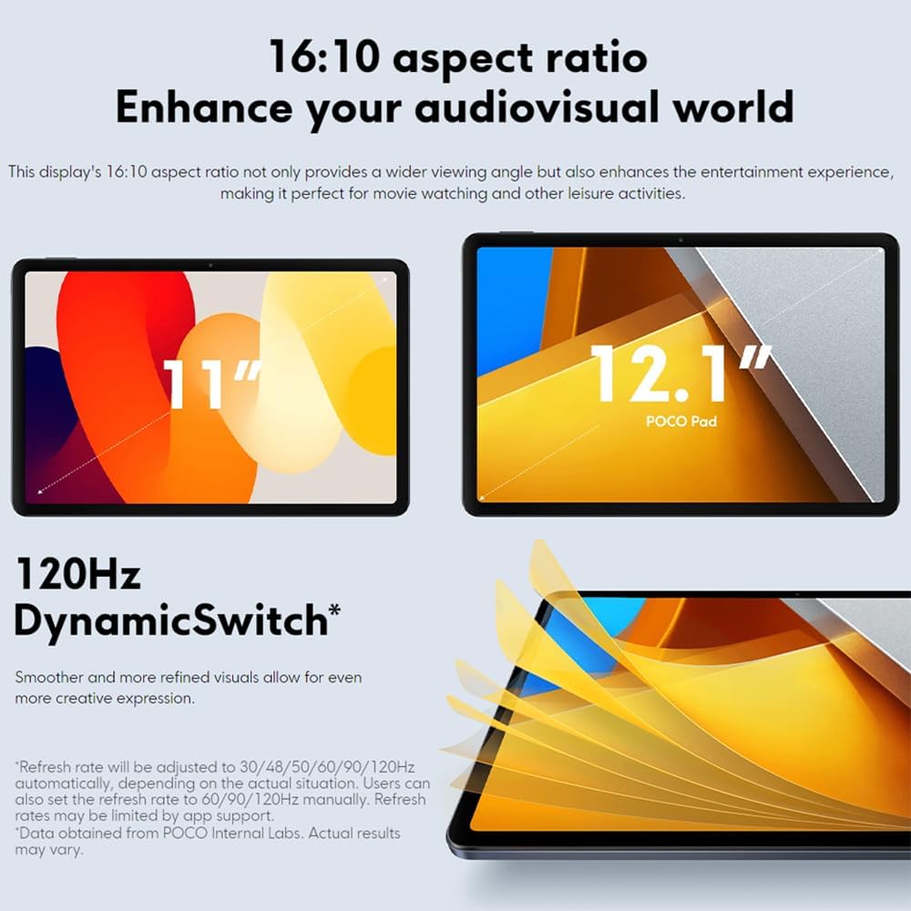 Tablet Xiaomi Poco Pad 8GB RAM 256GB Cinza