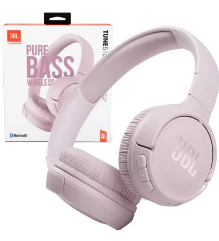 Fone de ouvido JBL 510 BT Rosa