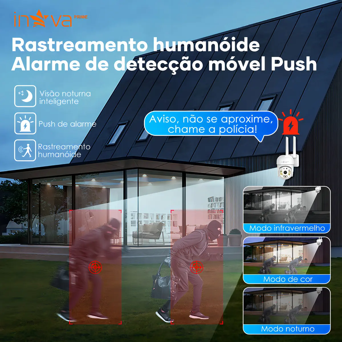 Câmera Externa Inova IP66 BA-CAM0005B 2MP