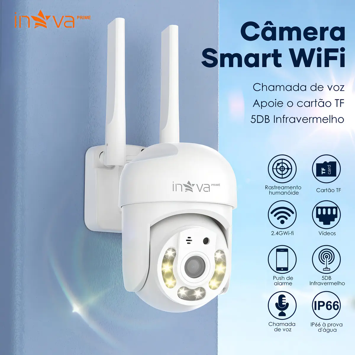 Câmera Externa Inova IP66 BA-CAM0005B 2MP