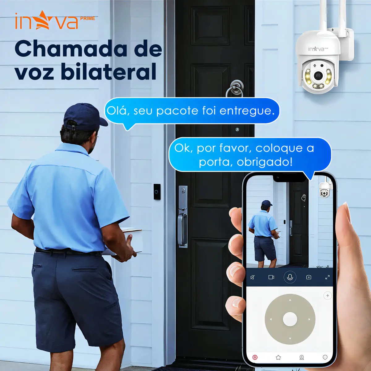 Câmera Externa Inova IP66 BA-CAM0005B 2MP
