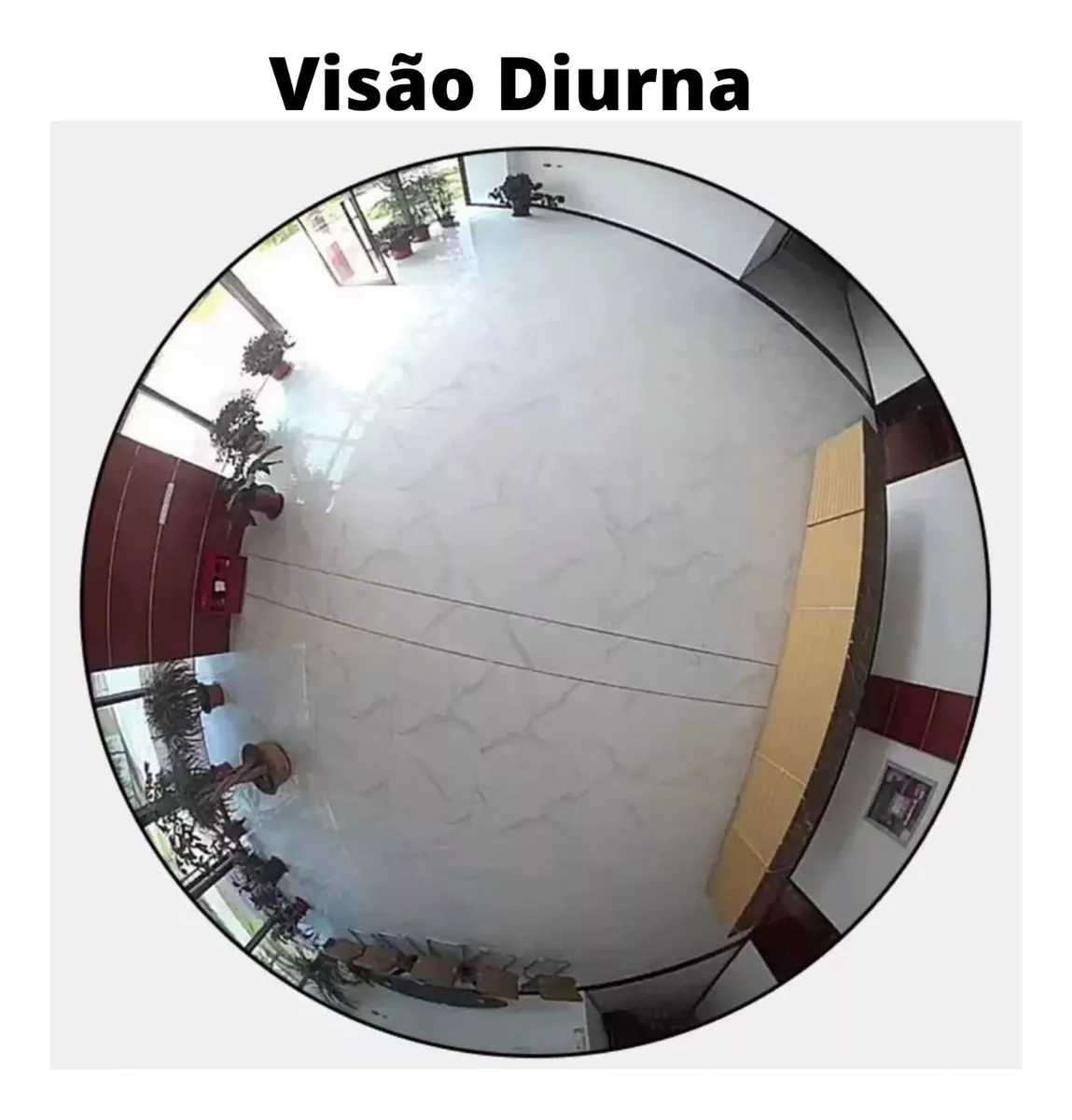 Câmera WiFi Lâmpada Full HD 360° Kapbom