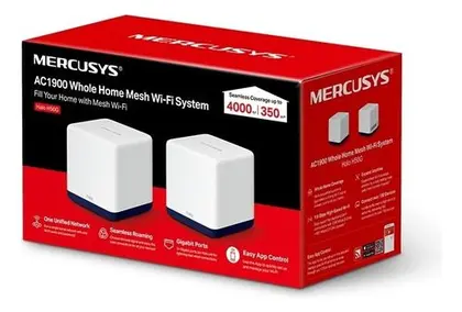 MERCUSYS HALO H50G AC1900 DUAL BAND 2.4/5GHZ REDE MESH
