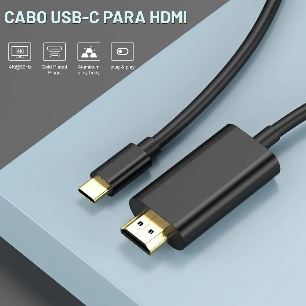 CABO TIPO C 3.1 PARA HDMI USB 3.1