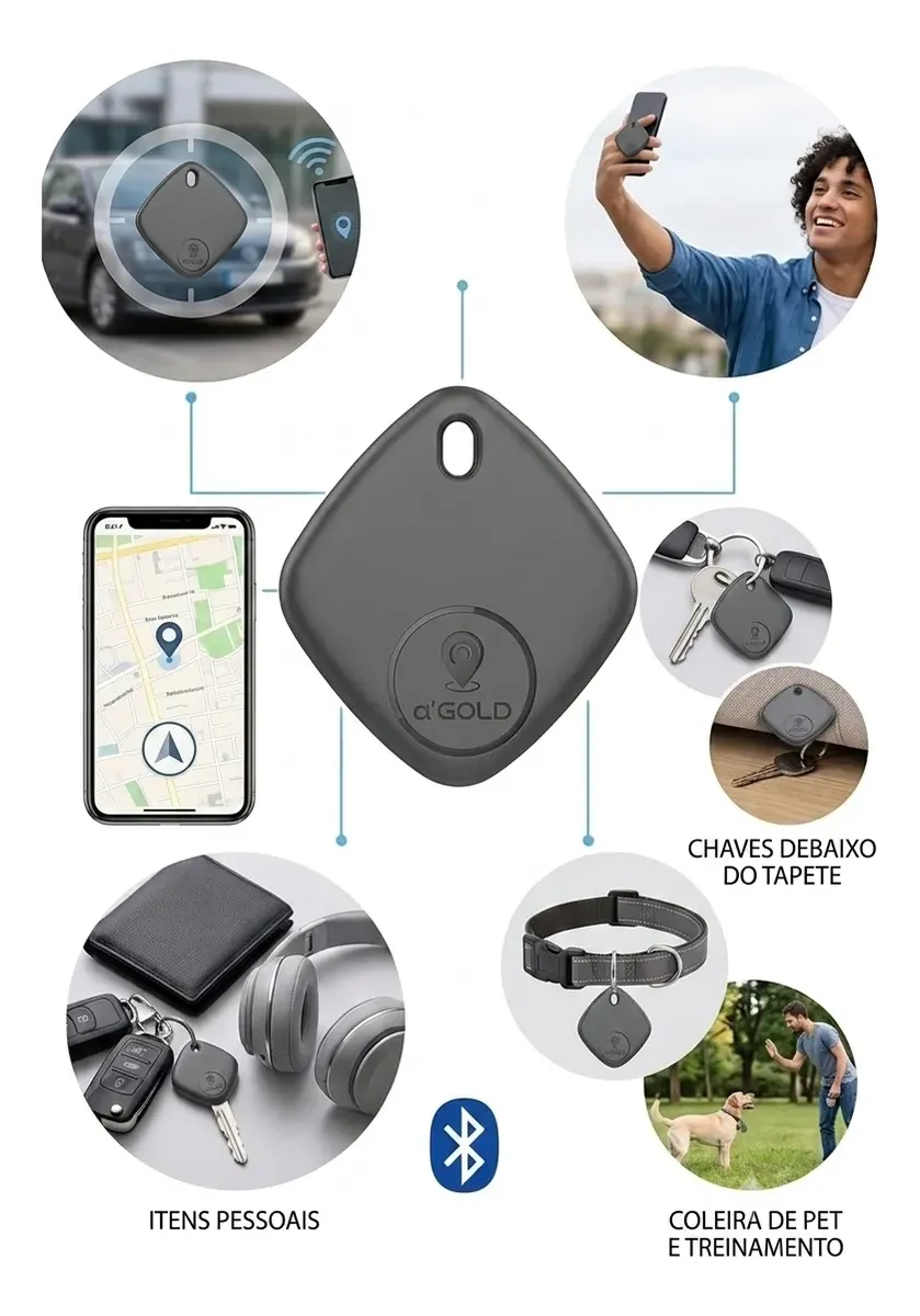 Rastreador Smart Tag Localizador Android Google