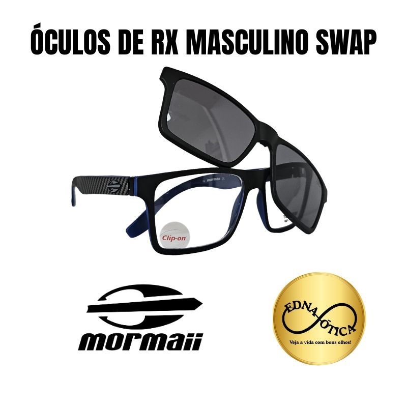 Óculos RX Swap NG DUO masculino em Peruíbe
