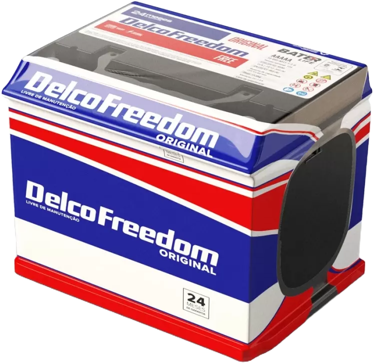 Bateria Delco Freedom DFTF60D 24 meses de garantia 12v/60AH.