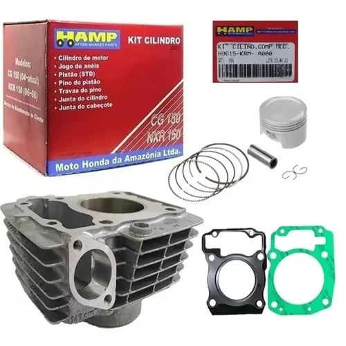 Kit Cilindro Original Honda Hamp CG/FAN/TITAN/BROS 150 Cod. h0615krma00