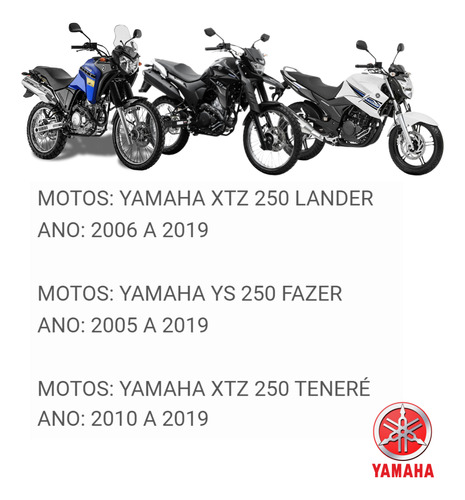 Kit Cilindro Metal Leve Yamaha Fazer/Lander/Teneré 250 K9806.