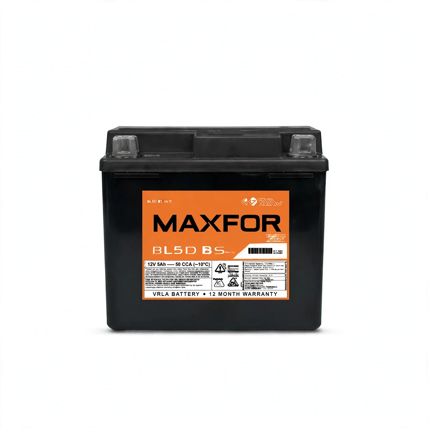 Bateria Moto Maxfor 12V 5Ah BL5DBS