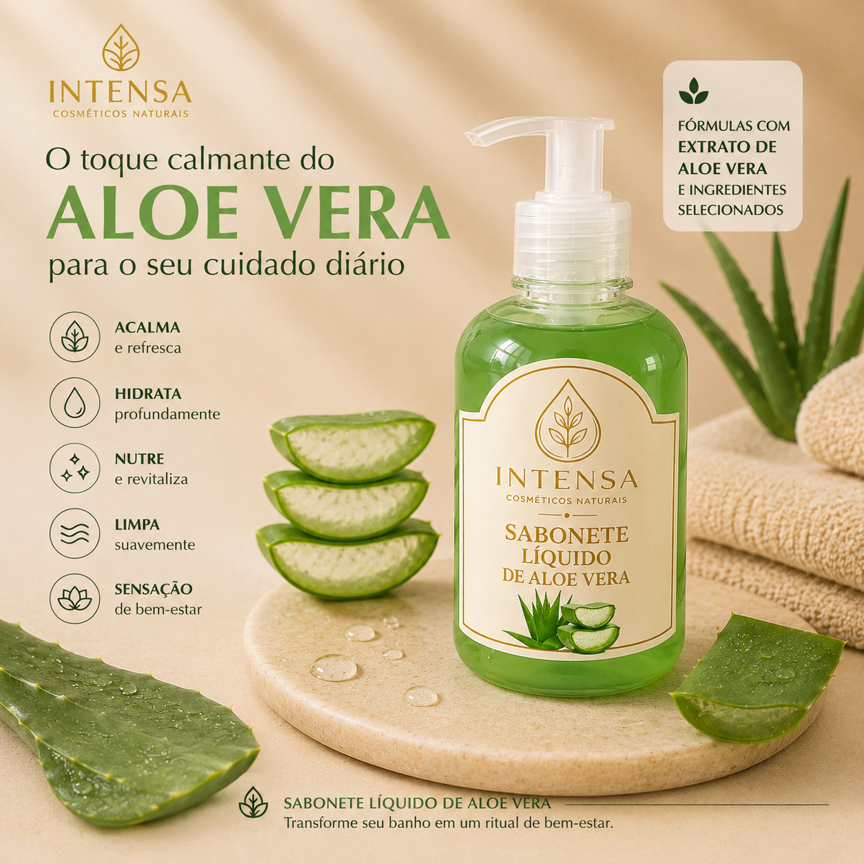 Sabonete Líquido Aloe Vera