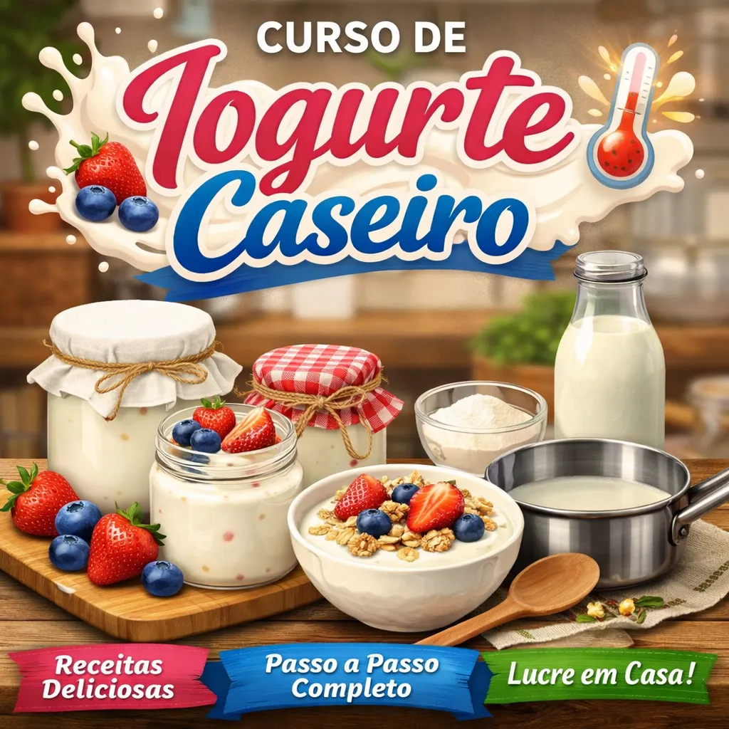 Curso Completo De Iogurte Caseiro
