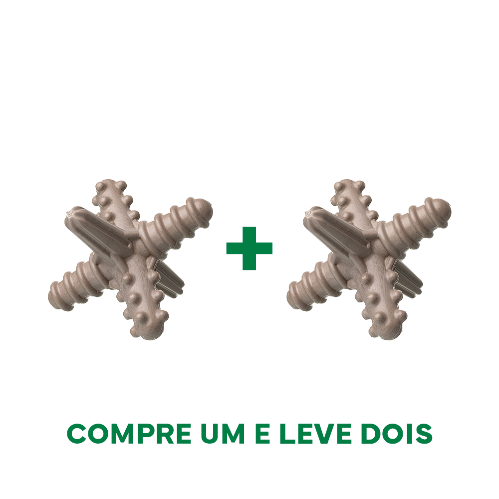 ASTERISCO PEQUENO LARANJA - MORDIDA MODERADA