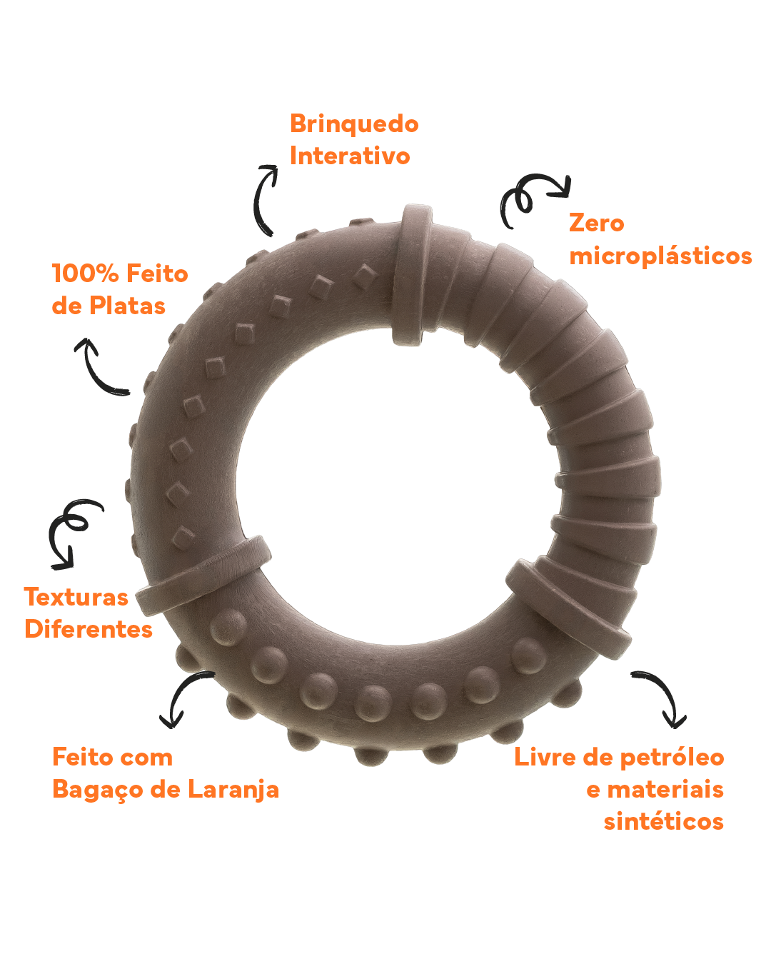 Argola Grande Laranja - Mordida Moderada Pague 1 Leve 2