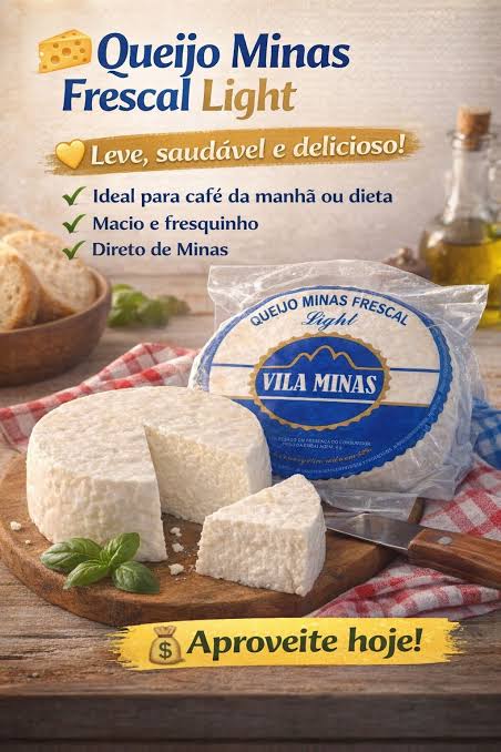 Queijo Minas Light 400g