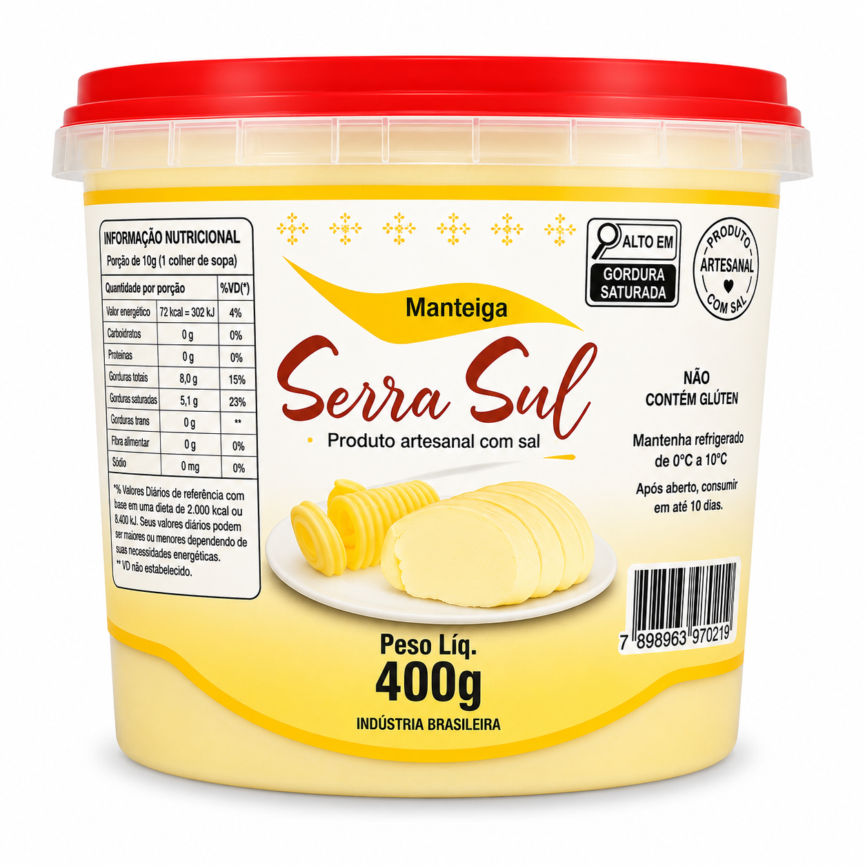 Manteiga Mineira PURA 400g