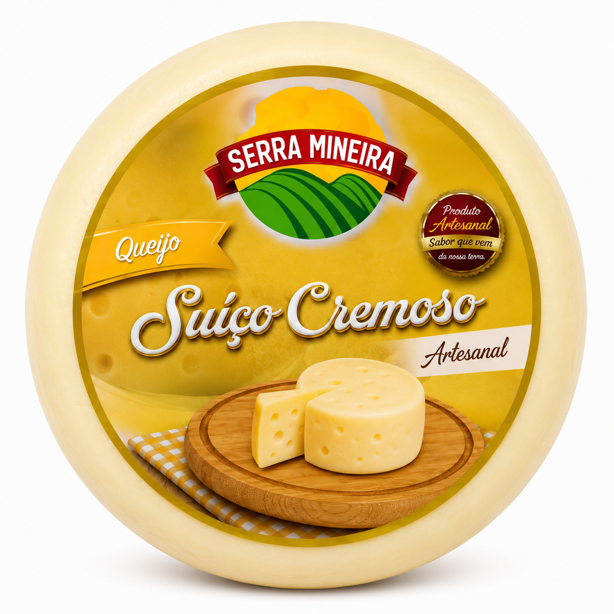 Minas padrão suíço cremoso