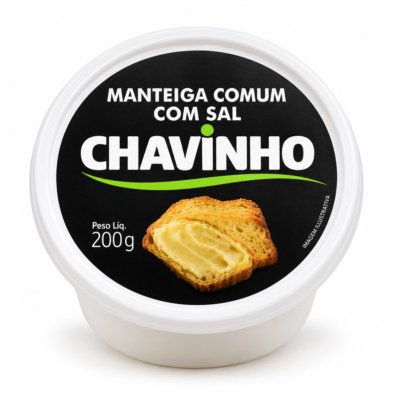 Manteiga pura com sal Chavinho