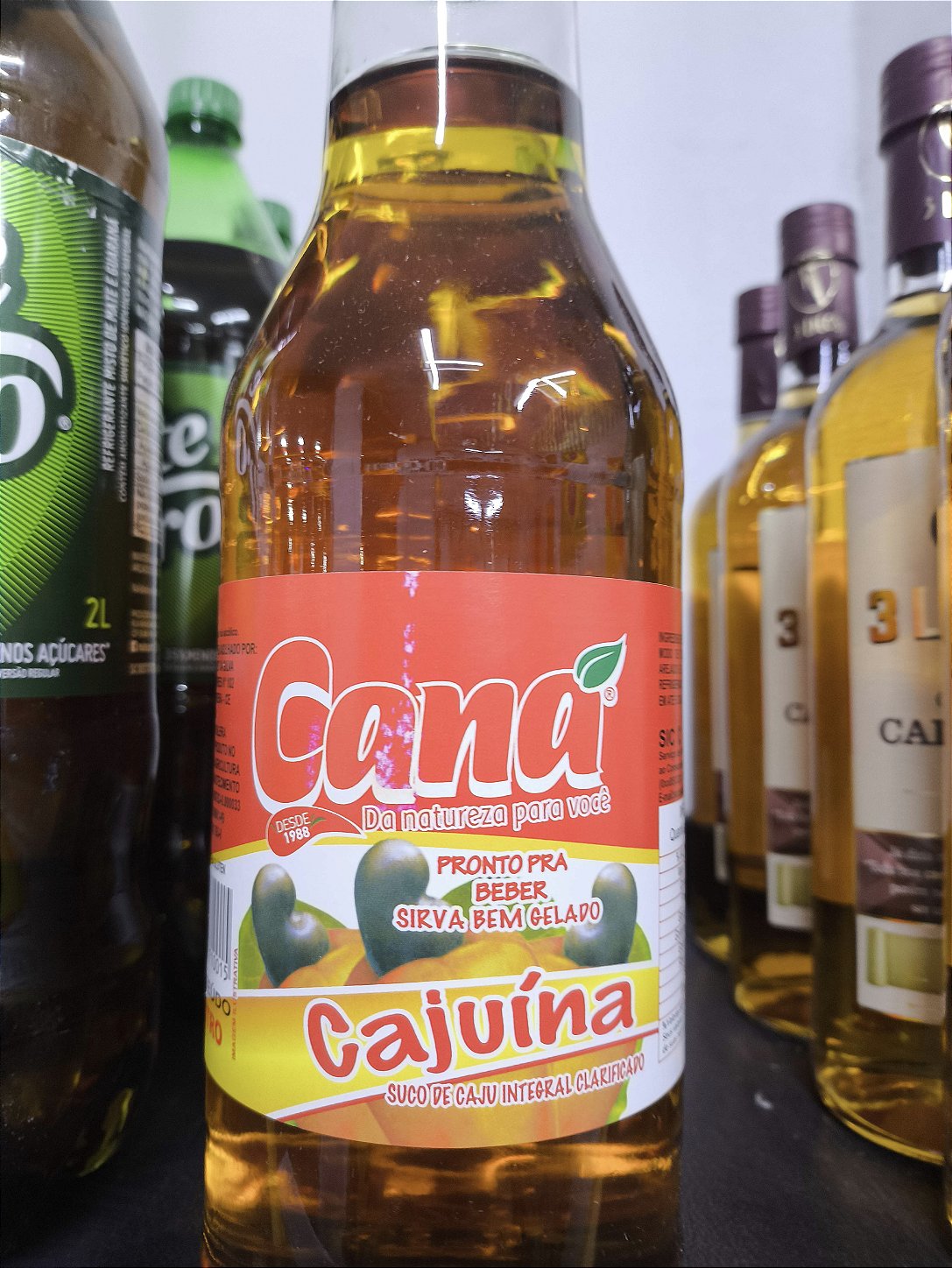 Suco integral cajuína 1L