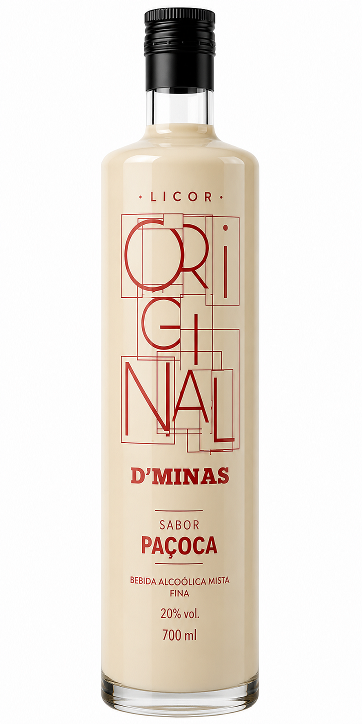 Licor original paçoca 750ml