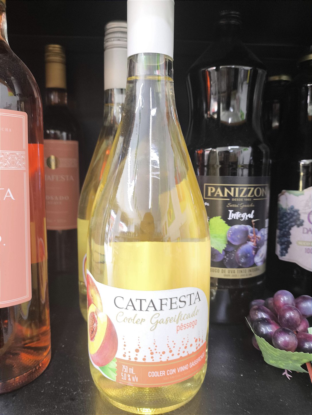 Vinho frisante pêssego